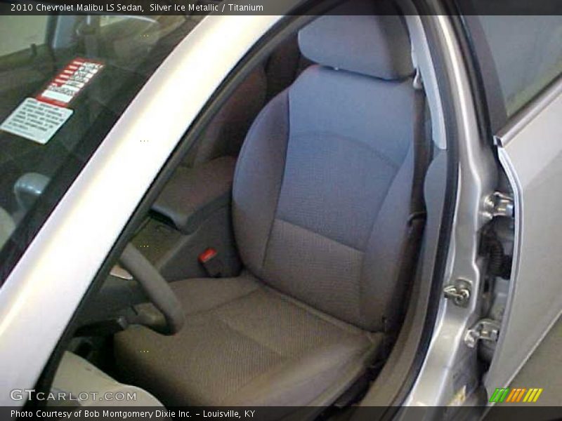 Silver Ice Metallic / Titanium 2010 Chevrolet Malibu LS Sedan