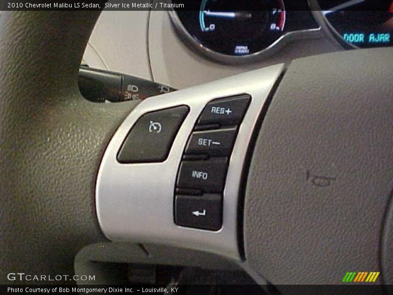 Silver Ice Metallic / Titanium 2010 Chevrolet Malibu LS Sedan