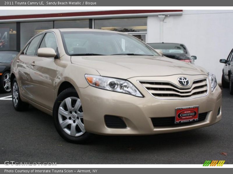 Sandy Beach Metallic / Bisque 2011 Toyota Camry LE