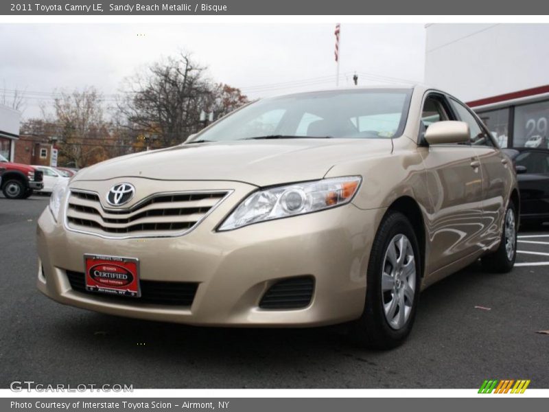 Sandy Beach Metallic / Bisque 2011 Toyota Camry LE