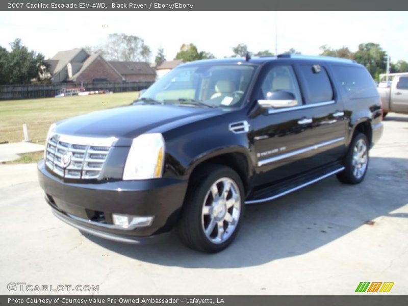 Black Raven / Ebony/Ebony 2007 Cadillac Escalade ESV AWD