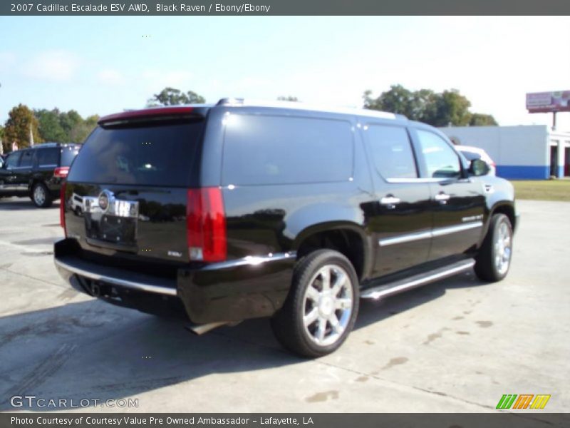 Black Raven / Ebony/Ebony 2007 Cadillac Escalade ESV AWD