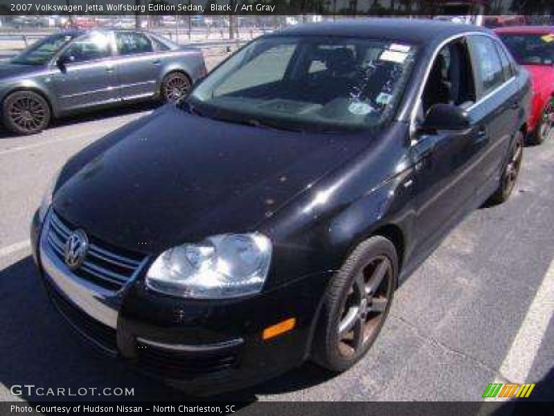 Black / Art Gray 2007 Volkswagen Jetta Wolfsburg Edition Sedan