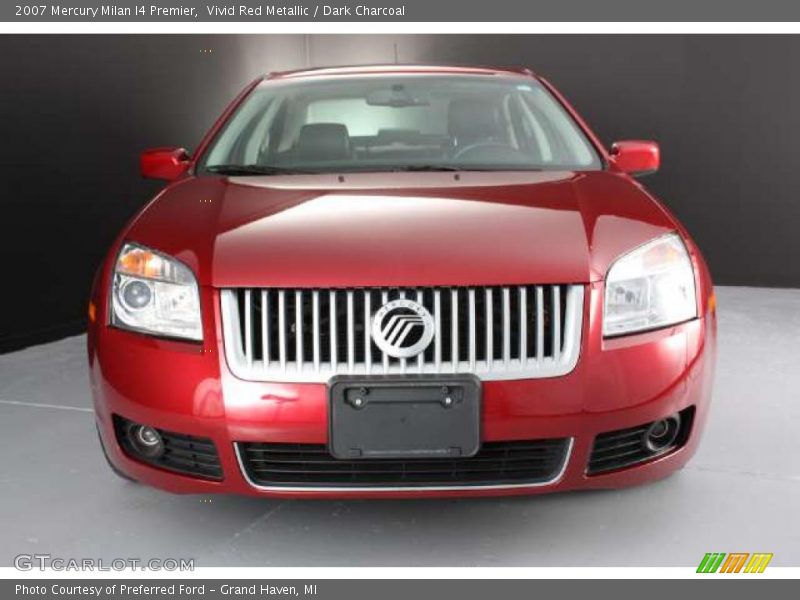 Vivid Red Metallic / Dark Charcoal 2007 Mercury Milan I4 Premier