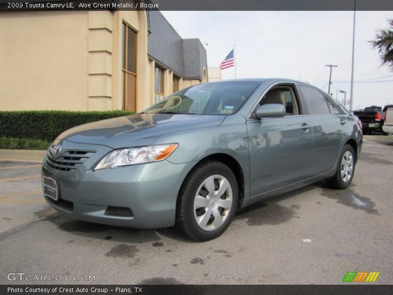 Aloe Green Metallic / Bisque 2009 Toyota Camry LE