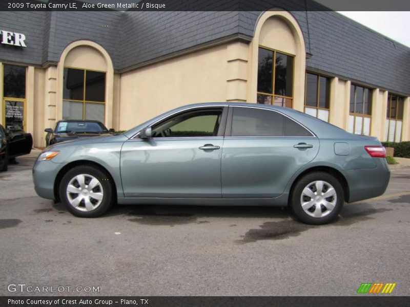 Aloe Green Metallic / Bisque 2009 Toyota Camry LE