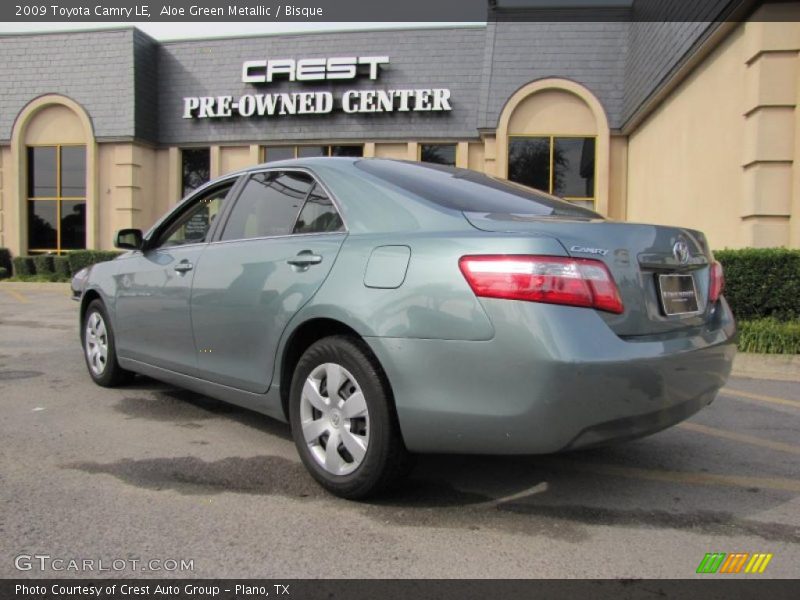 Aloe Green Metallic / Bisque 2009 Toyota Camry LE