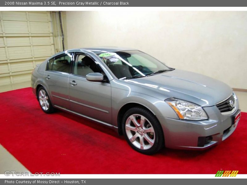 Precision Gray Metallic / Charcoal Black 2008 Nissan Maxima 3.5 SE