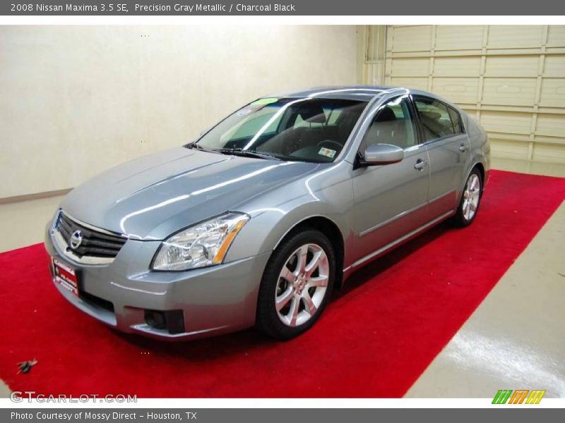 Precision Gray Metallic / Charcoal Black 2008 Nissan Maxima 3.5 SE