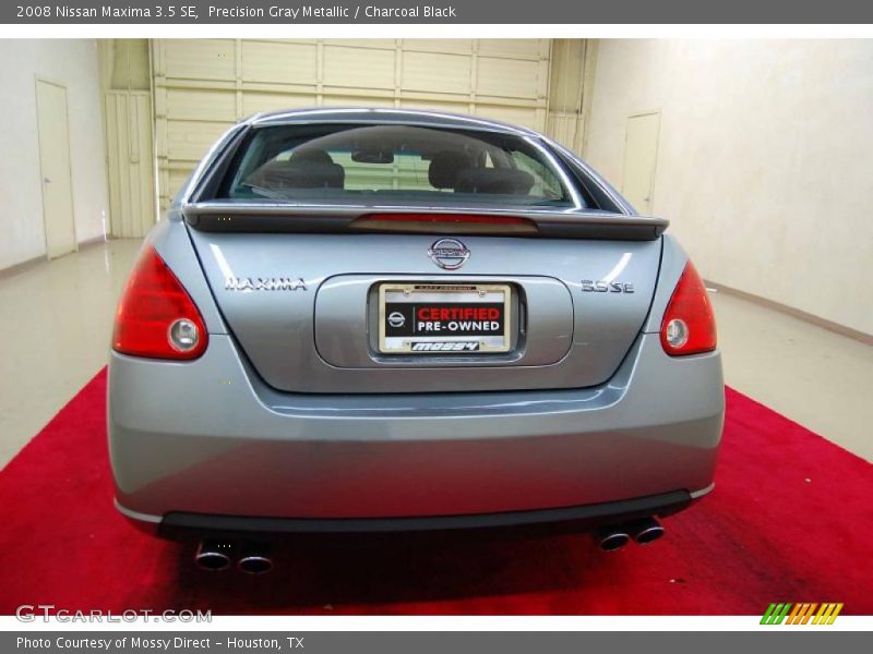 Precision Gray Metallic / Charcoal Black 2008 Nissan Maxima 3.5 SE