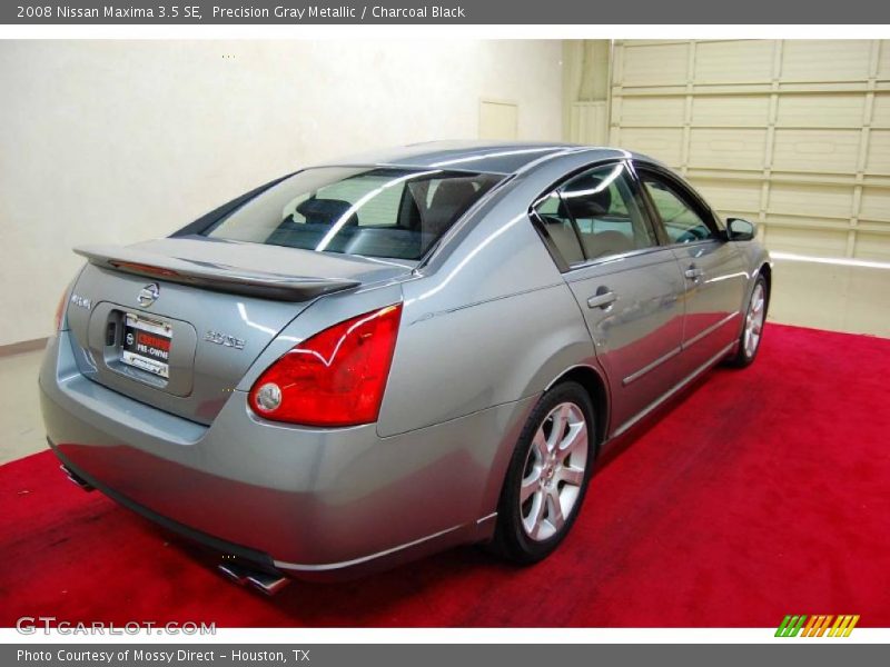 Precision Gray Metallic / Charcoal Black 2008 Nissan Maxima 3.5 SE