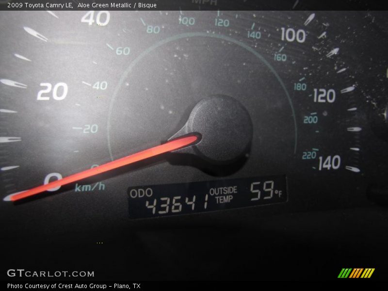 Aloe Green Metallic / Bisque 2009 Toyota Camry LE