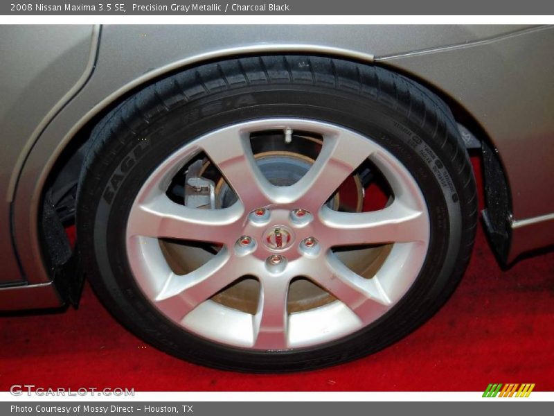 Precision Gray Metallic / Charcoal Black 2008 Nissan Maxima 3.5 SE