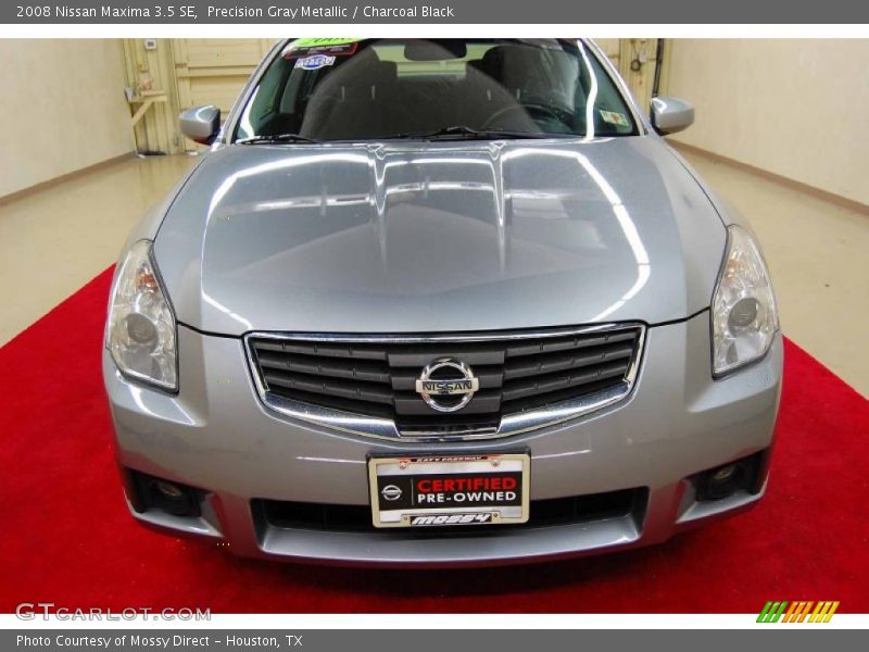 Precision Gray Metallic / Charcoal Black 2008 Nissan Maxima 3.5 SE