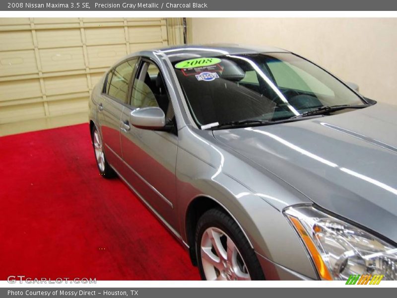 Precision Gray Metallic / Charcoal Black 2008 Nissan Maxima 3.5 SE