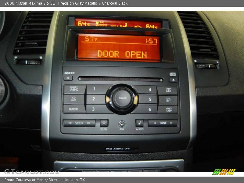 Precision Gray Metallic / Charcoal Black 2008 Nissan Maxima 3.5 SE