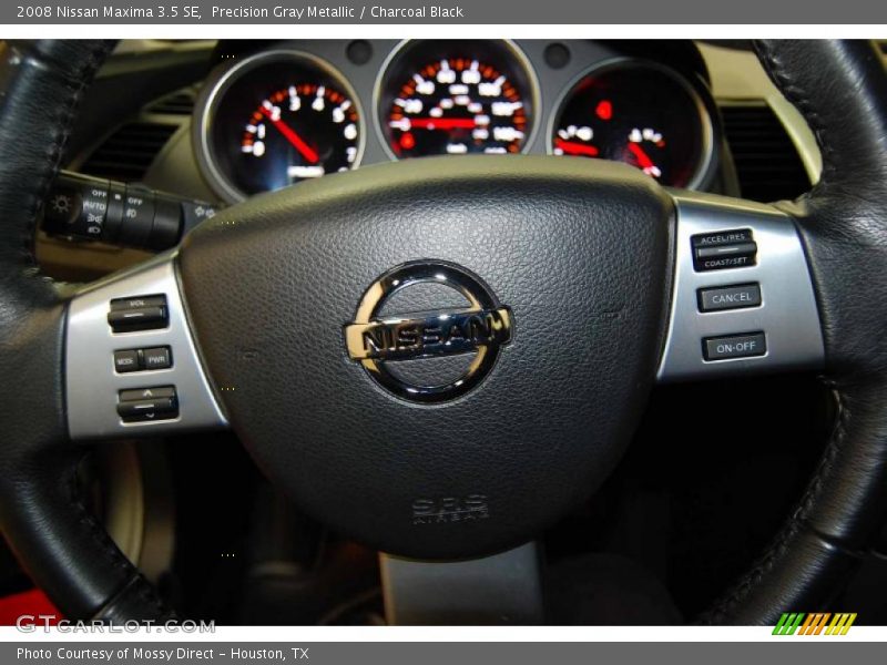Precision Gray Metallic / Charcoal Black 2008 Nissan Maxima 3.5 SE