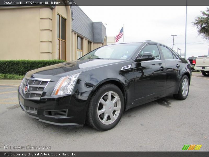 Black Raven / Ebony 2008 Cadillac CTS Sedan