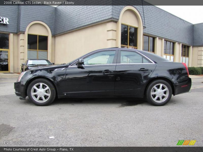 Black Raven / Ebony 2008 Cadillac CTS Sedan