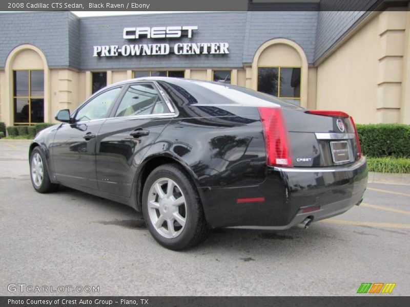 Black Raven / Ebony 2008 Cadillac CTS Sedan