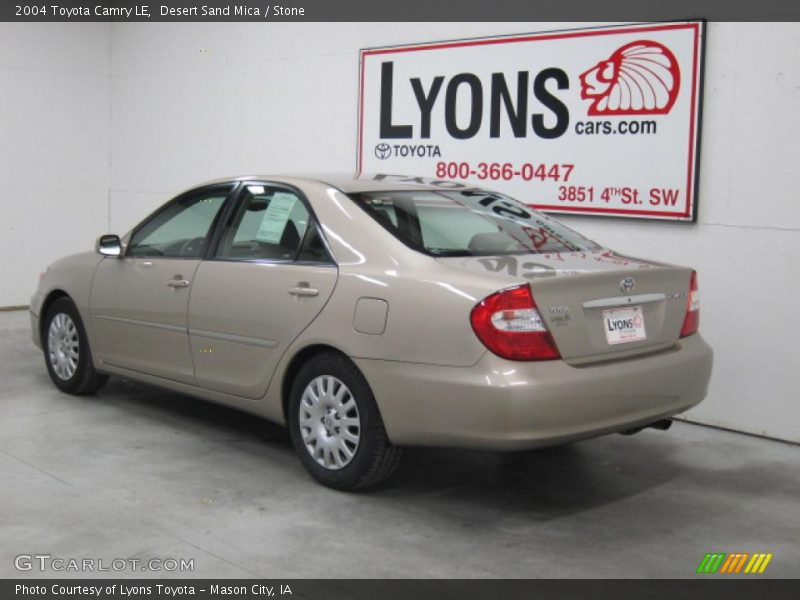 Desert Sand Mica / Stone 2004 Toyota Camry LE