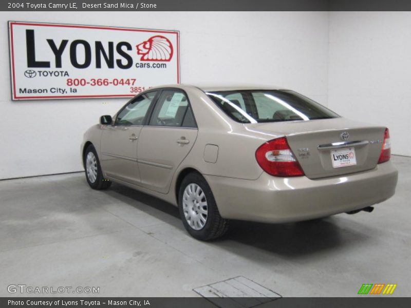 Desert Sand Mica / Stone 2004 Toyota Camry LE