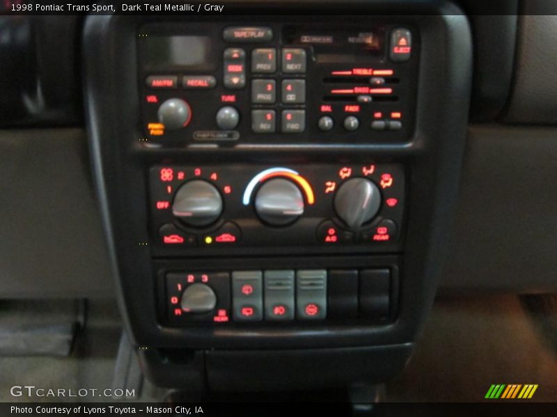 Dark Teal Metallic / Gray 1998 Pontiac Trans Sport