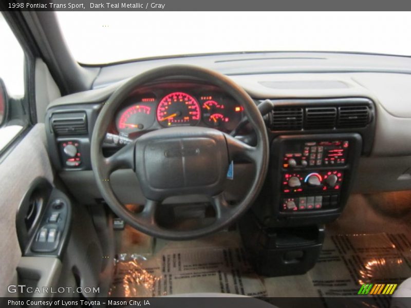 Dark Teal Metallic / Gray 1998 Pontiac Trans Sport