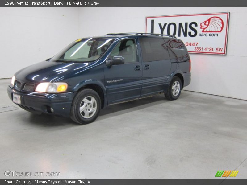 Dark Teal Metallic / Gray 1998 Pontiac Trans Sport