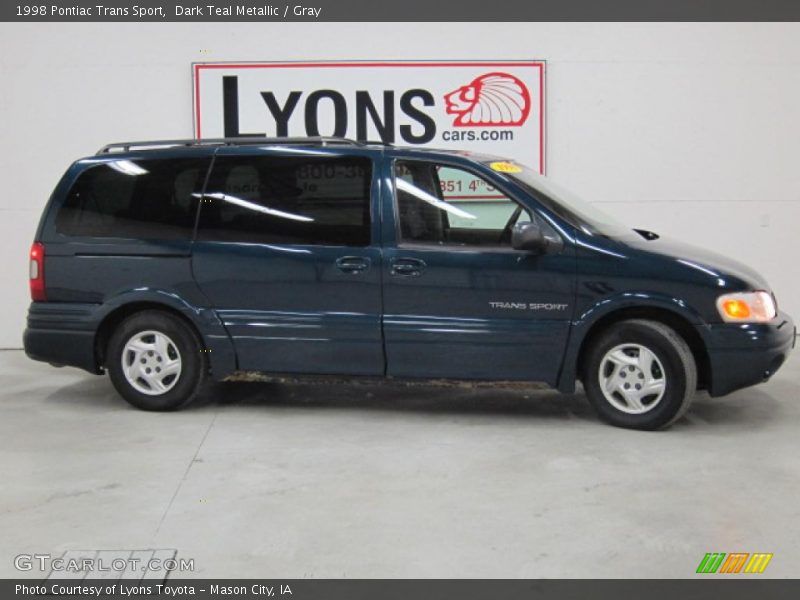 Dark Teal Metallic / Gray 1998 Pontiac Trans Sport