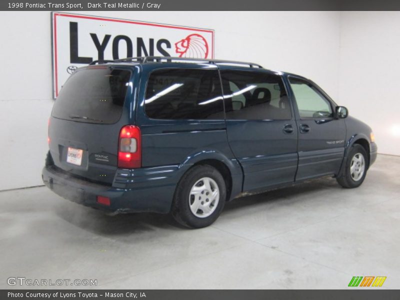 Dark Teal Metallic / Gray 1998 Pontiac Trans Sport