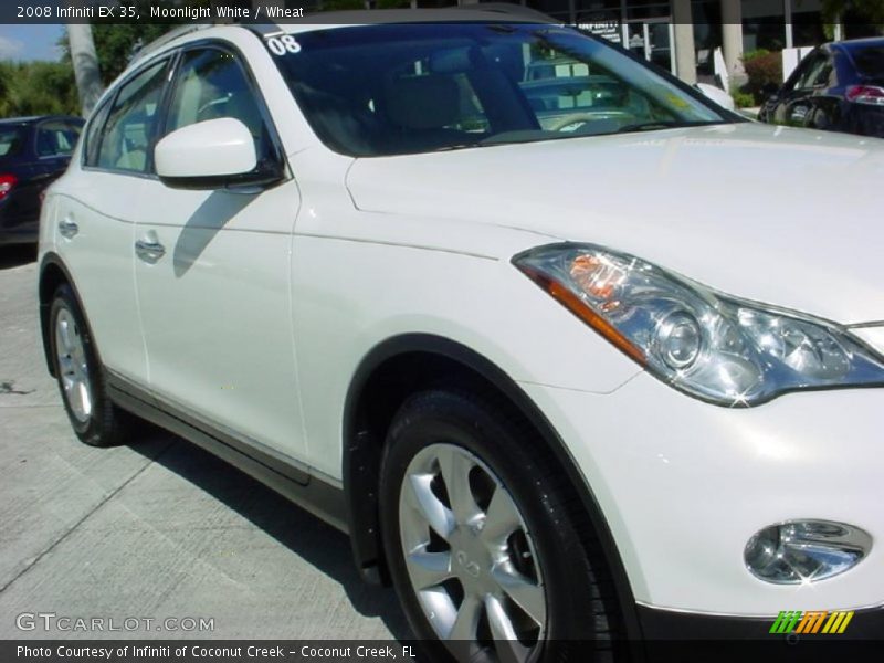 Moonlight White / Wheat 2008 Infiniti EX 35