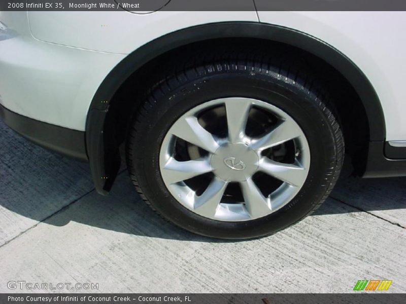 Moonlight White / Wheat 2008 Infiniti EX 35