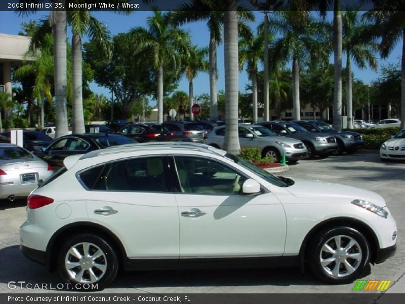 Moonlight White / Wheat 2008 Infiniti EX 35