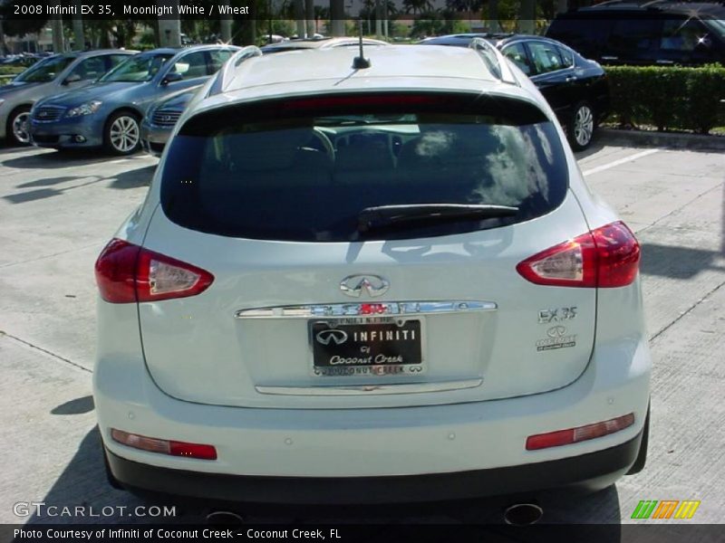 Moonlight White / Wheat 2008 Infiniti EX 35