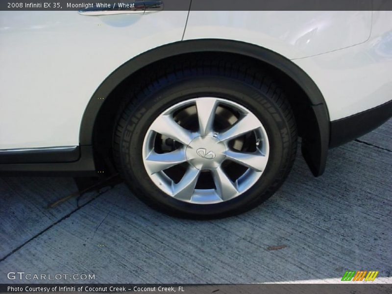 Moonlight White / Wheat 2008 Infiniti EX 35
