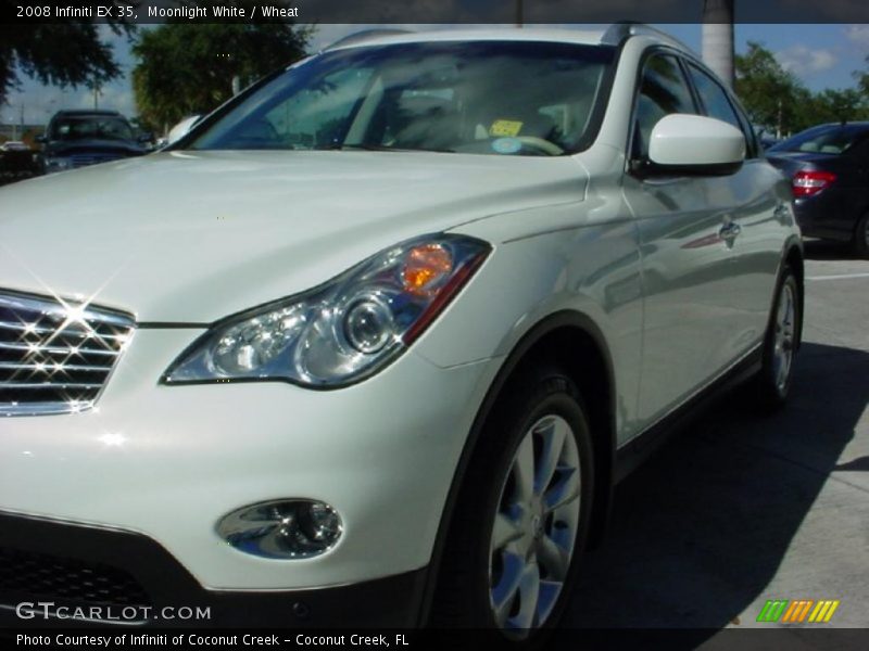 Moonlight White / Wheat 2008 Infiniti EX 35