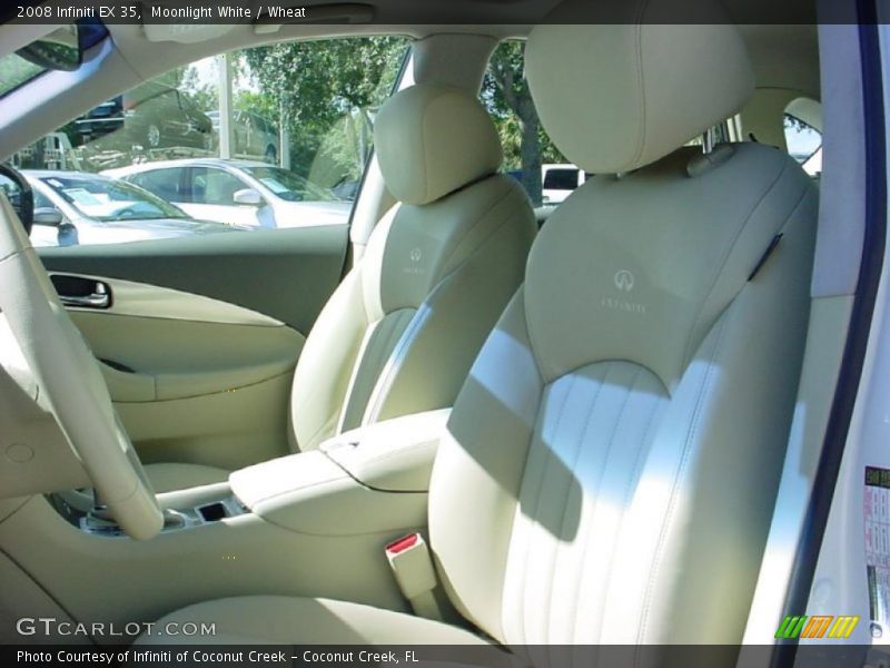 Moonlight White / Wheat 2008 Infiniti EX 35