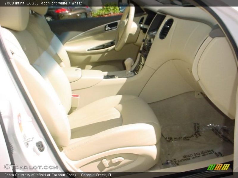 Moonlight White / Wheat 2008 Infiniti EX 35