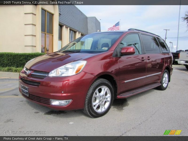 Salsa Red Pearl / Taupe 2005 Toyota Sienna XLE Limited