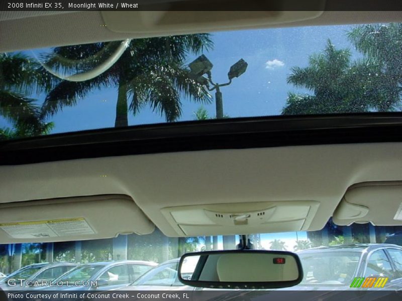 Moonlight White / Wheat 2008 Infiniti EX 35