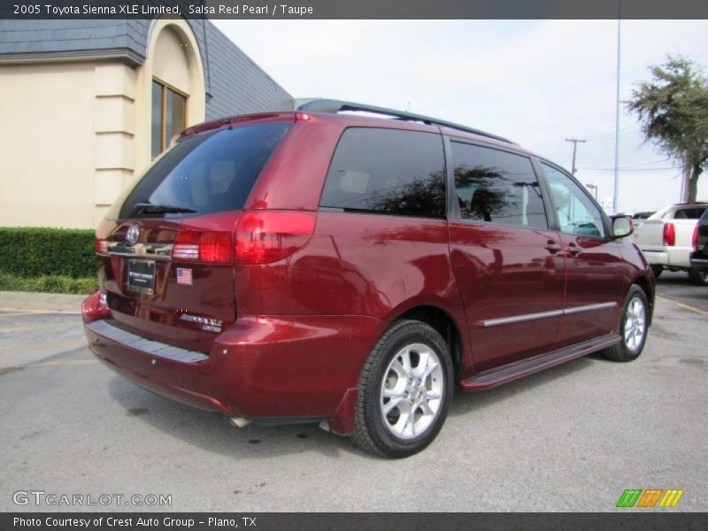 Salsa Red Pearl / Taupe 2005 Toyota Sienna XLE Limited