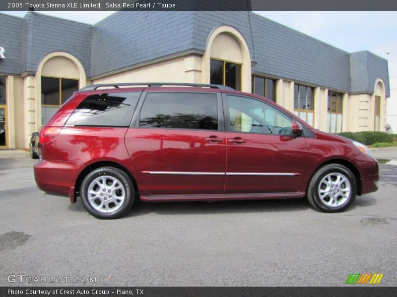 Salsa Red Pearl / Taupe 2005 Toyota Sienna XLE Limited