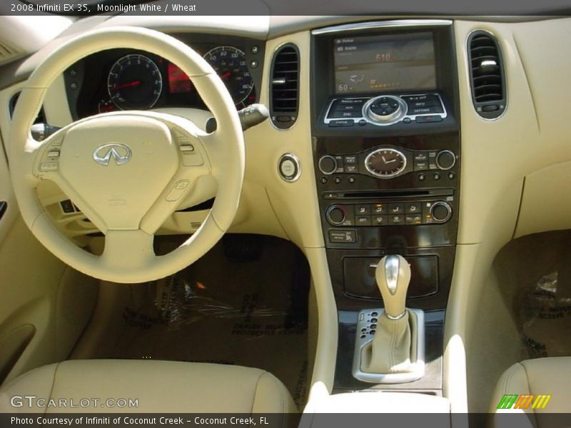 Moonlight White / Wheat 2008 Infiniti EX 35