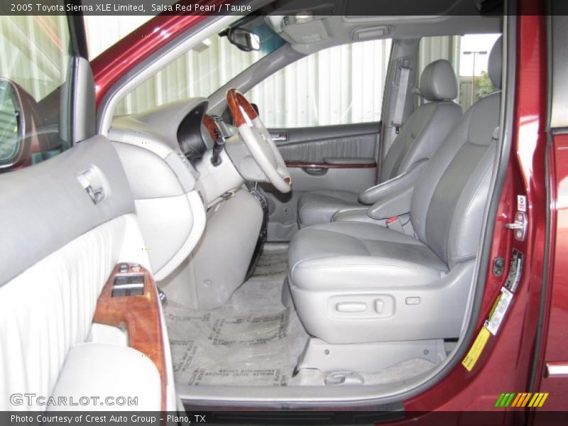 Salsa Red Pearl / Taupe 2005 Toyota Sienna XLE Limited