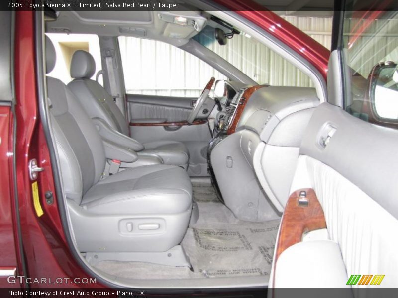 Salsa Red Pearl / Taupe 2005 Toyota Sienna XLE Limited