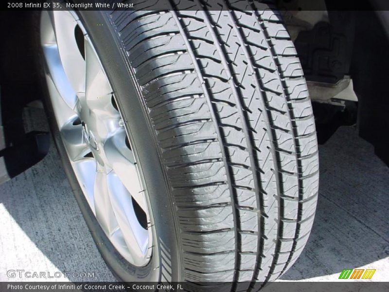 Moonlight White / Wheat 2008 Infiniti EX 35