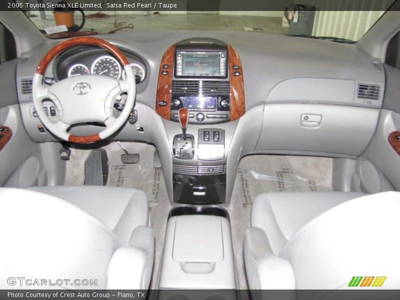 Salsa Red Pearl / Taupe 2005 Toyota Sienna XLE Limited