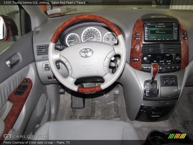 Salsa Red Pearl / Taupe 2005 Toyota Sienna XLE Limited