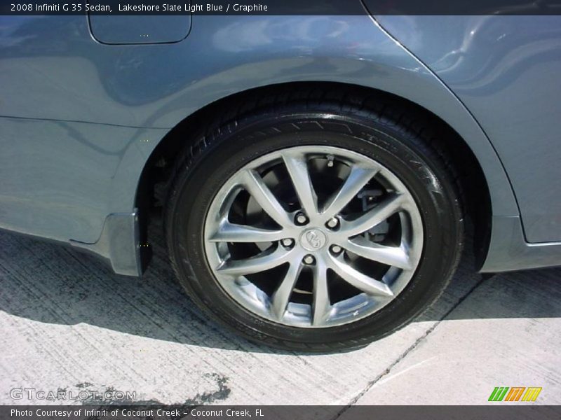 Lakeshore Slate Light Blue / Graphite 2008 Infiniti G 35 Sedan